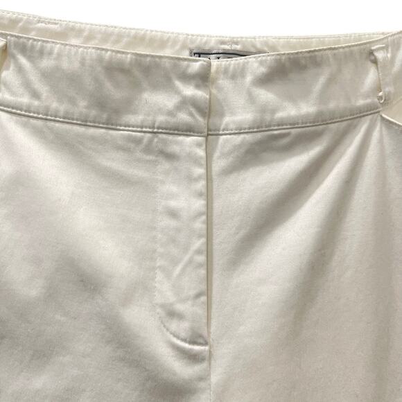 Talbots Collection Petites Womens White Pants Cotton Stretch Size 10 - Picture 4 of 14